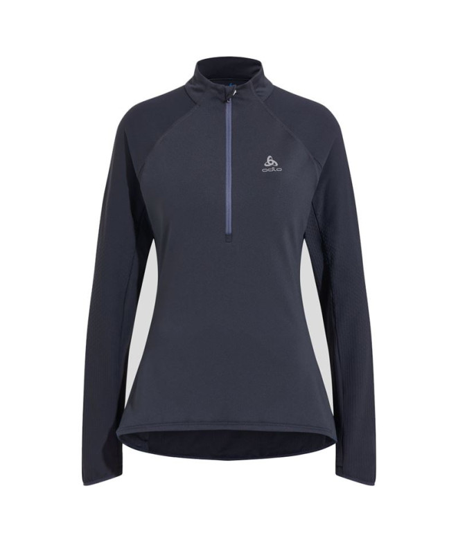 T-shirt de Trail Odlo 1/2 Zip Zeroweight Unisexe