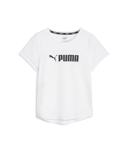 T-shirt Fitness Femme by Puma Fit Logo Ultrab Blanc