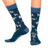 Chaussettes Jimmy Lion Dogs Bleu foncé