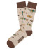 Chaussettes Jimmy Lion Insectes Beige