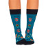 Chaussettes Jimmy Lion Skulls Acqua