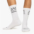 Chaussettes Jimmy Lion Athletic Basquiat Crown White