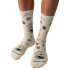 Chaussettes Jimmy Lion Athletic Frida Viva Mexic Beige