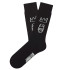 Chaussettes Jimmy Lion Basquiat Sugar Ray Robins Noir