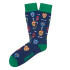 Chaussettes Jimmy Lion Skulls Bleu foncé