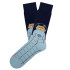 Chaussettes Jimmy Lion Space Cat Bleu foncé