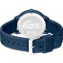 Montre aiguilles boîte 3 , en aluminium bleu semi-mat de 42 mm