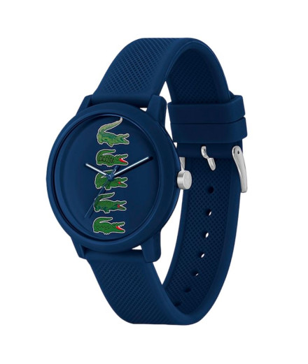 Montre Lacoste aiguilles Boîte 3 de 42mm bleu marine TR90