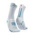 Chaussettes de Running Compressport Pro Racing v4.0 Run High White