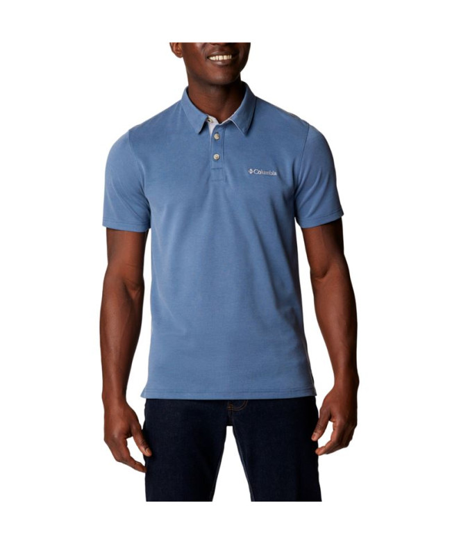 Polo Montagne de Columbia Nelson Point™ Blue Homme