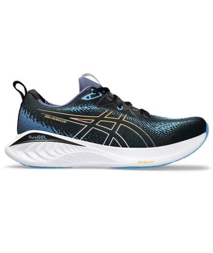 Chaussures de Running ASICS Gel-Cumulus 25 Homme Noir/Jaune