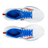 Chaussures de Running Saucony Ride 17 Blanc/Cobalt Homme