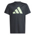 T-shirt de Fitness adidas Essentials U Tr-Es Logo Enfant Carbon