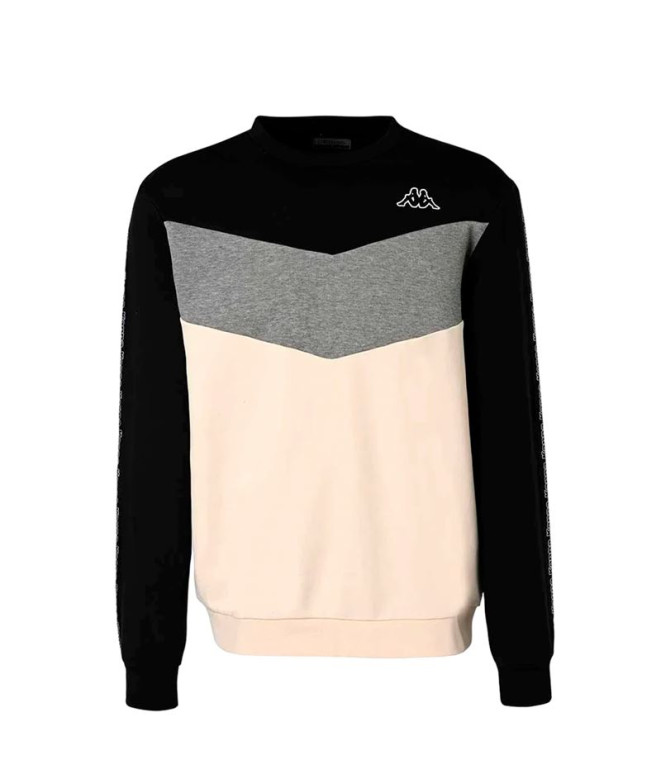 Sweat Kappa Idisson Active Man Homme Noir/Blanc...