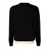Sweat Kappa Idisson Active Man Homme Noir/Blanc Naturel/Gris Ultim