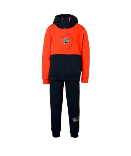 Survêtement Kappa Bts Benzem Enfant Rouge Md Corail/Bleu Dk
