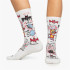 Chaussettes Jimmy Lion Athletic Basquiat Batman White