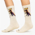 Chaussettes Jimmy Lion Athletic Basquiat Pez Dis Beige