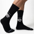 Chaussettes Jimmy Lion Frida Viva La Vida Noir