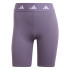Leggings by Fitness adidas Essentials Techfit Bike Sho Femme Purple