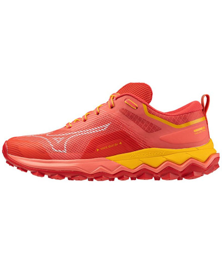Chaussures de Trail Mizuno Wave Ibuki 4 Femme Rouge