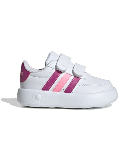 Chaussures adidas Breaknet 2.0 Cf Enfant Blanc Rose