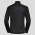 Sweat de Trail Odlo Mid Layer Essential 1/2 Zip Homme Black
