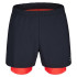 Pantalon from Trail Odlo 2-In-1 Short Zeroweight 5 Inch Homme Navy Blue