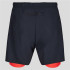 Pantalon from Trail Odlo 2-In-1 Short Zeroweight 5 Inch Homme Navy Blue