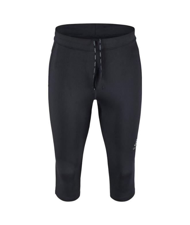 Leggings de Trail Odlo 3/4 Essential Homme Noir