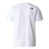T-shirt à partir de Montagne The North Face S/S Easy Homme White