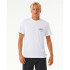 T-shirt Rip Curl Agrafeuse Homme Blanc