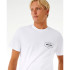 T-shirt Rip Curl Agrafeuse Homme Blanc