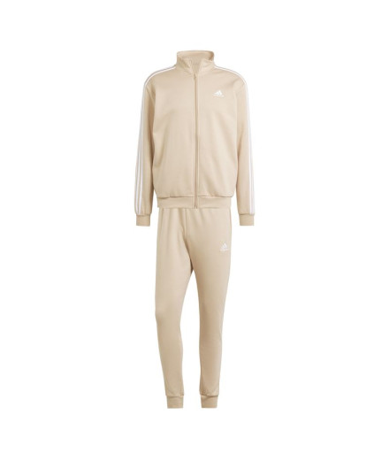 Survêtement adidas Basic Fleece 3 Stripes Homme Beige