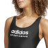 Maillot de bain Natation adidas Femme de Sportswear U-Back Noir
