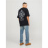 T-shirt Homme Jack And Jones bari Back Noir