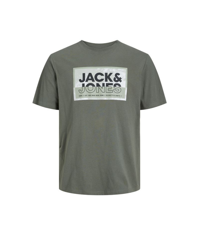 T-shirt Enfant Jack And Jones logan Agave Green