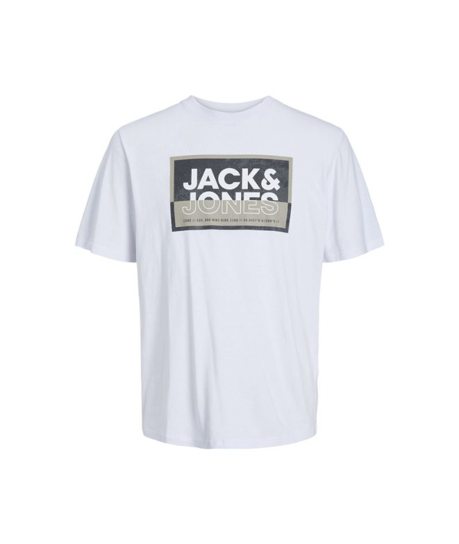T-shirt Homme Jack And Jones logan White