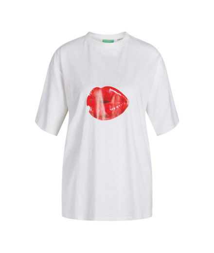 T-shirt Jack & Jones Jxkora Loose Bright White