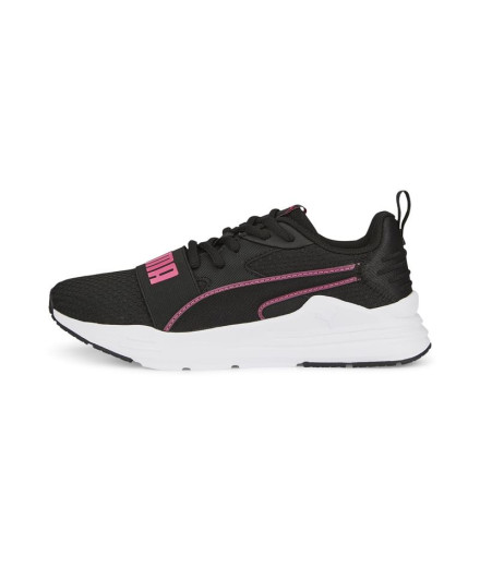 Chaussures de Puma Wired Run Pure Enfant Noir-Rose