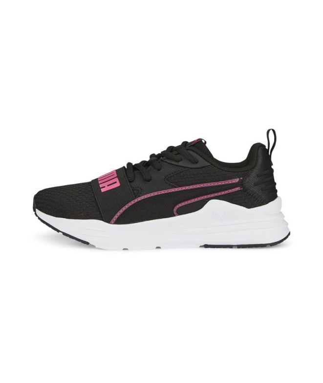 Chaussures de Puma Wired Run Pure Enfant Noir-Rose