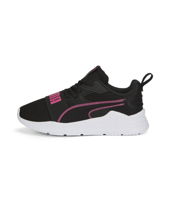 Chaussures de Puma Wired Run Pure Enfant Noir-Rose