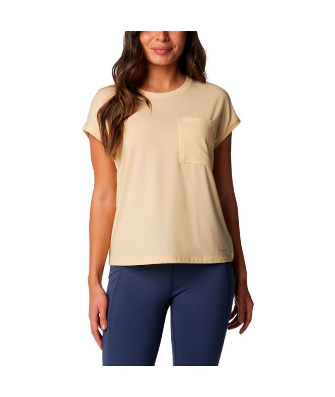 T-shirt Columbia Boundless Trek™ Femme Jaune