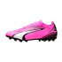 football Puma Ultra Match MG Pink White Boots