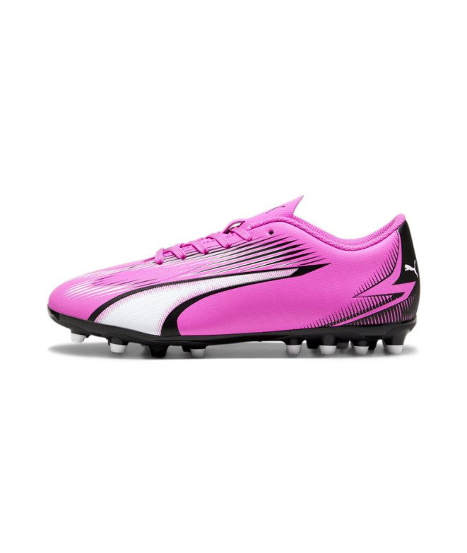 football Bottes Puma Ultra Playt MG Pink Enfant