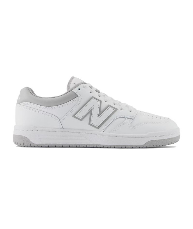 Chaussures New Balance Homme 480 Blanc-Gris