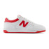 Chaussures New Balance Homme 480 Blanc-Rouge