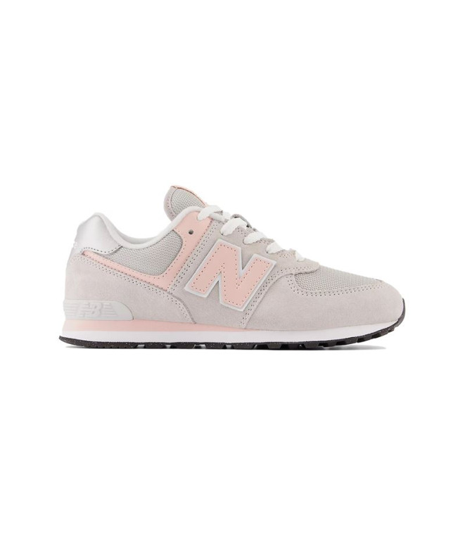 Chaussures New Balance Enfant 574 Core Gris-Saumon