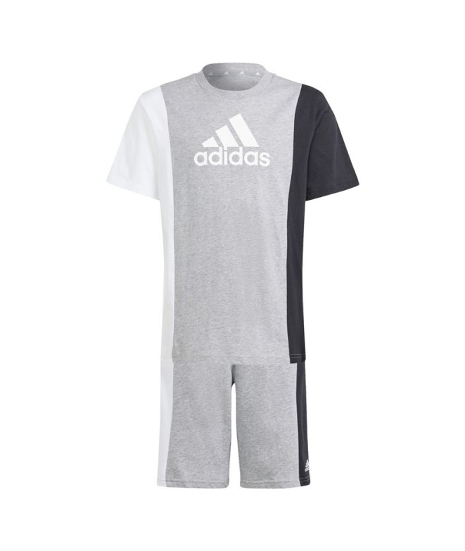 Ensemble adidas Club Set Enfant Gris