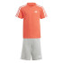 Ensemble adidas Lk 3Bandas Enfant Rouge